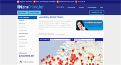 Desktop Screenshot of optiek.lensonline.be