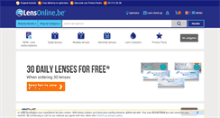 Desktop Screenshot of lensonline.be